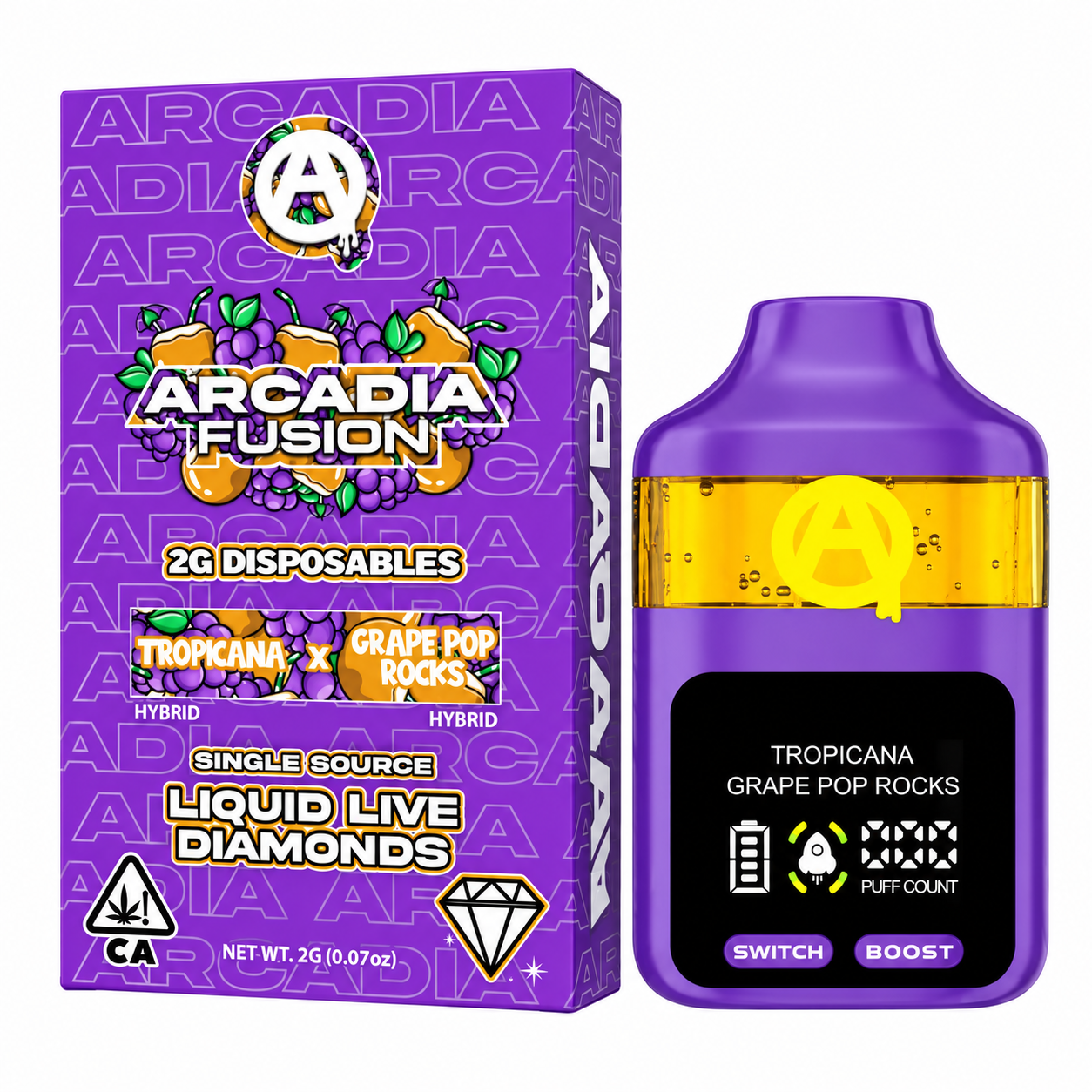 Arcadia Fusion 2g Dual - Liquid Live Diamonds