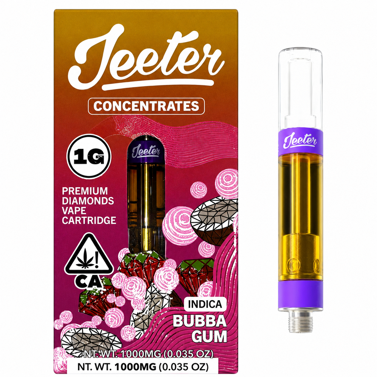 Jeeter Cartridge 1g - Premium Diamonds