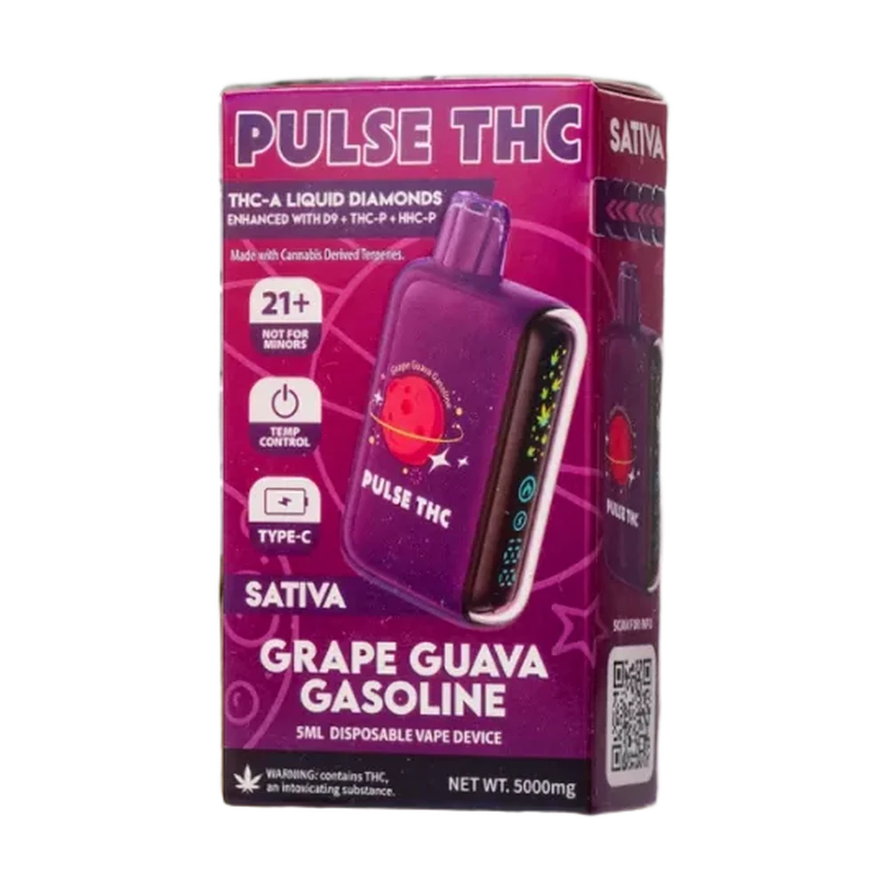 Pulse THC 5G Liquid Diamonds — Grape Guava Gasoline