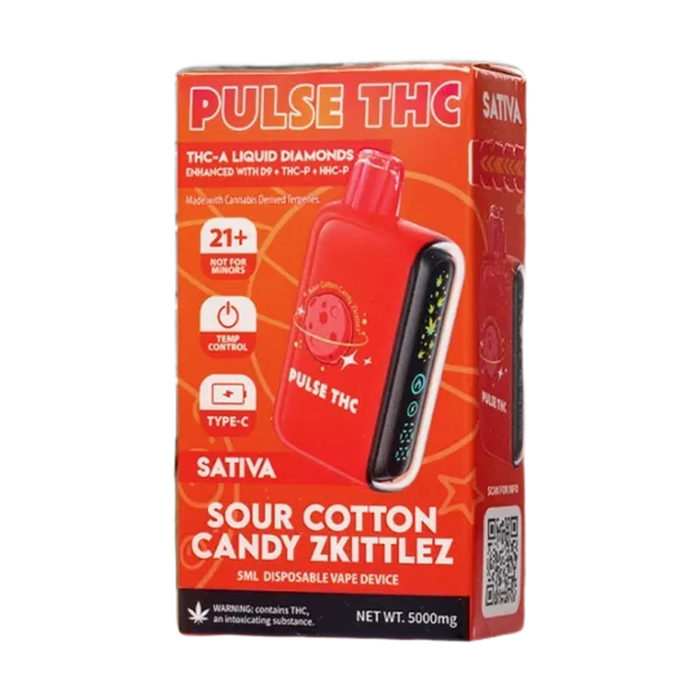 Pulse THC 5G Liquid Diamonds — Sour Cotton Candy Zkittlez