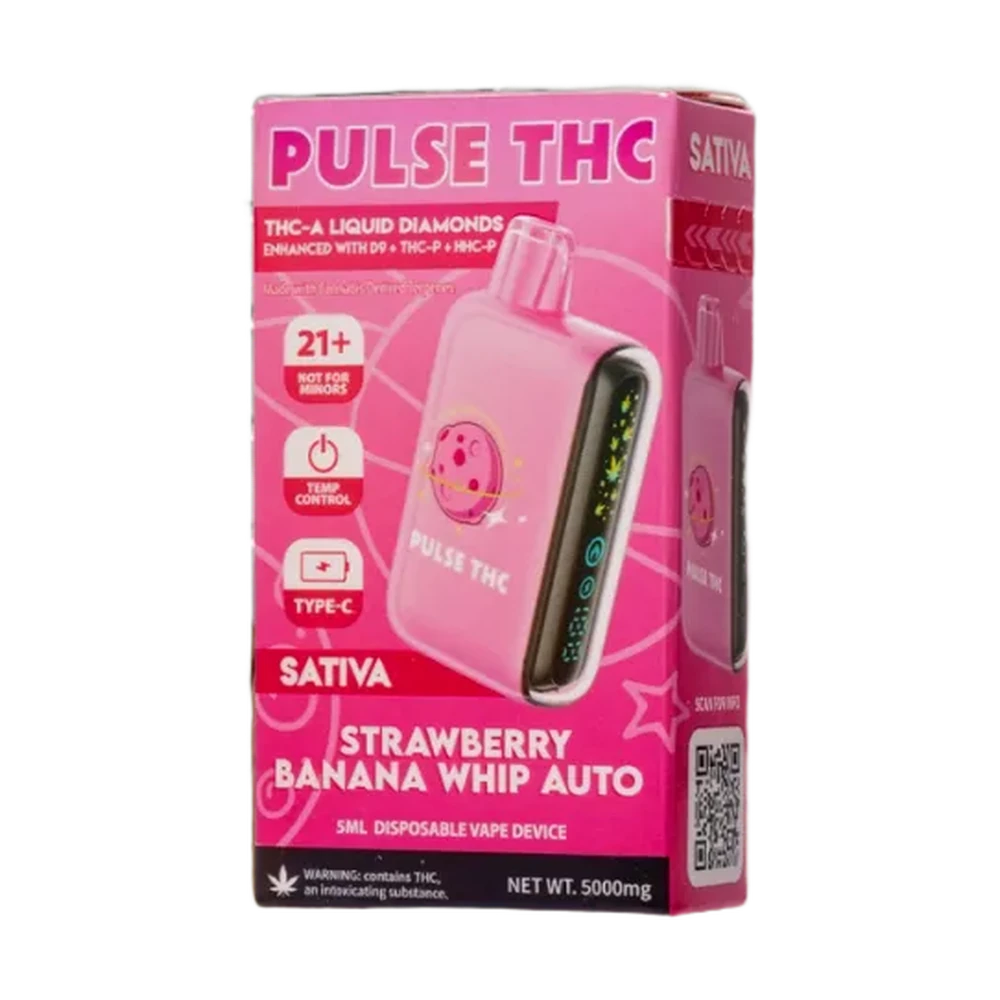 Pulse THC 5G Liquid Diamonds — Strawberry Banana Whip Auto